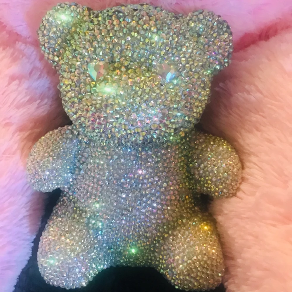 BLINGED OUT TEDDY BEAR - Picture 1 of 16